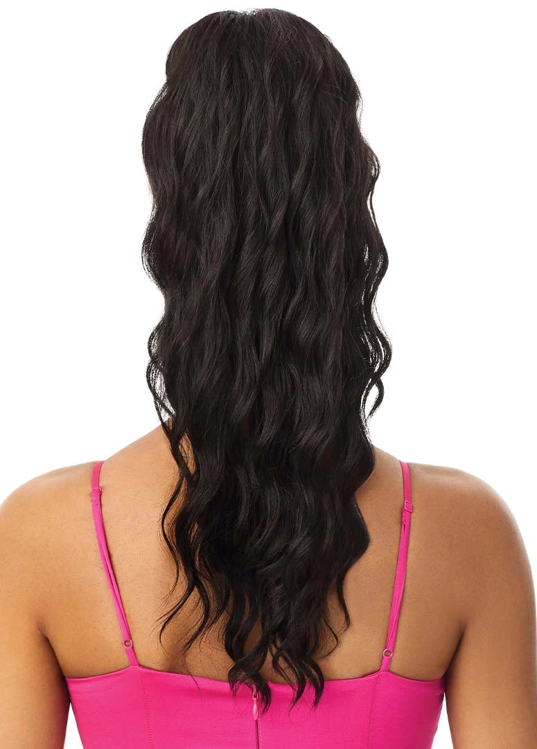 OUTRE PRETTY QUICK DRAWSTRING PONYTAIL - ANI- BACK