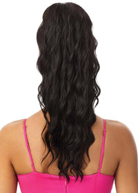 Thumbnail for OUTRE PRETTY QUICK DRAWSTRING PONYTAIL - ANI- BACK
