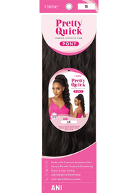 Thumbnail for OUTRE PRETTY QUICK DRAWSTRING PONYTAIL - ANI- PACK