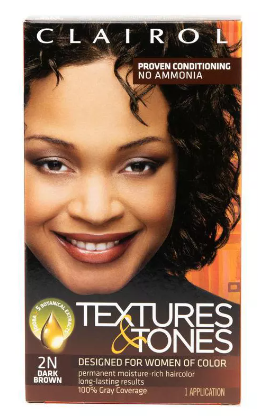 CLAIROL Textures & Tones Permanent Hair Color Kit
