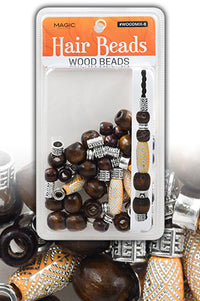 Thumbnail for MAGIC COLLECTION Wood Design - Assorted Design , Hair accessories, Sareya beauty supply, hair extension
