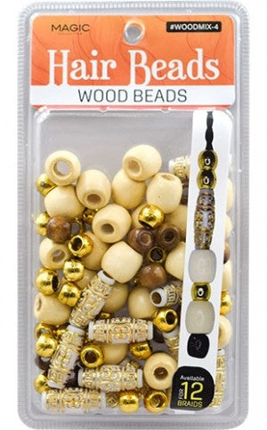 MAGIC COLLECTION Wood Design - Assorted Design , Hair accessories, Sareya beauty supply, hair extension