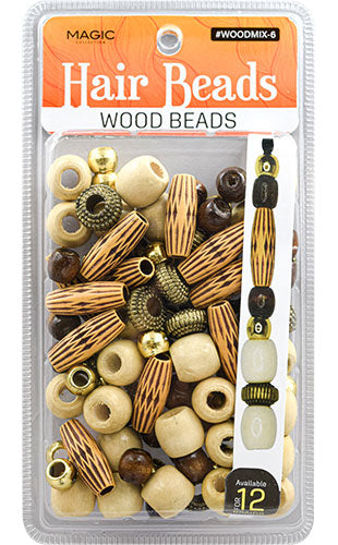 MAGIC COLLECTION Wood Design - Assorted Design , Hair accessories, Sareya beauty supply, hair extension