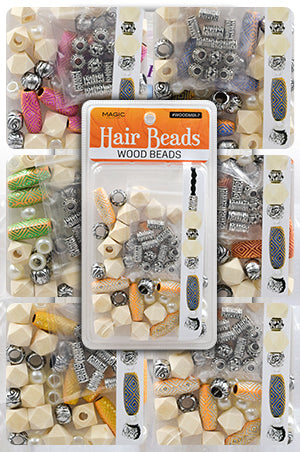 MAGIC COLLECTION Wood Design - Assorted Design , Hair accessories, Sareya beauty supply, hair extension