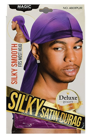 MAGIC GOLD Silky Satin Durag Tie Down