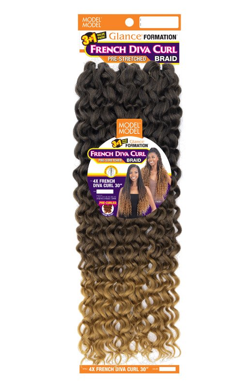 MODEL MODEL 4X French Diva Curl Braid 30"-9- Sareya Beauty - Calgary hair store