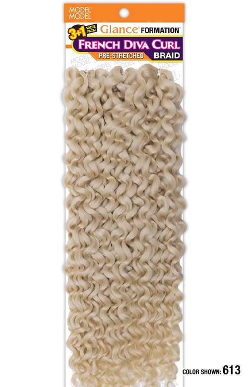 MODEL MODEL 4X French Diva Curl Braid 30"-16- Sareya Beauty - Calgary hair store