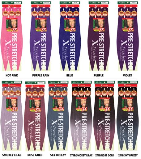 OUTRE 3X X-PRESSION PRE-STRETCHED BRAID 42"- COLORS Beauty-Supply-Store-in-Calgary, Best-Beauty-Supply-Store Near Me, Ethnic-Beauty-Supply-Store-Calgary, Hair-Extensions-Calgary, Human-Hair-Wigs-Calgary-wigs-store-in-Calgary- Braiding-Hair-Calgary, Hair and Beauty-Products-Calgary, Hair-Accessories-Store-Calgary, Outre-Braids
