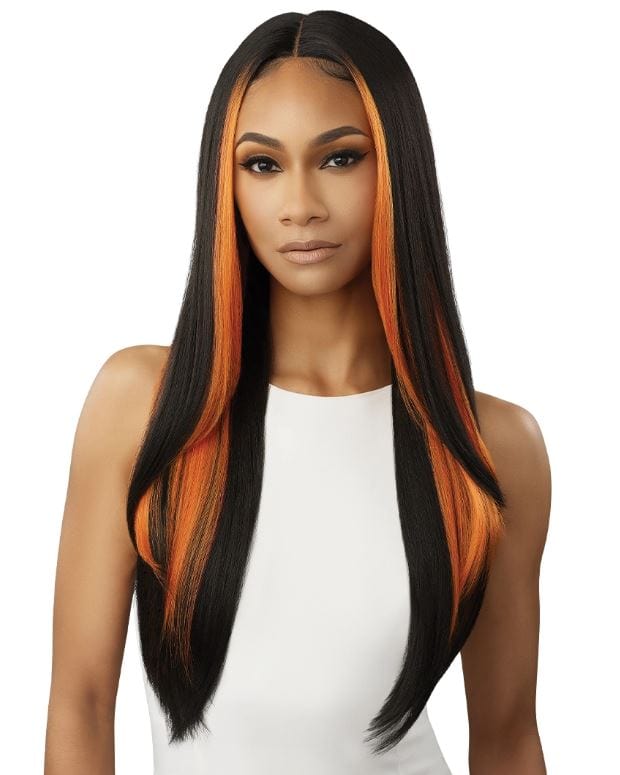 Shop OUTRE Color Bomb Lace Front Wig Chandice. Bold multi-tone colors, natural lace front, premium synthetic fibers & stylish everyday wear.