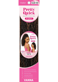Thumbnail for OUTRE PRETTY QUICK DRAWSTRING PONYTAIL- VANNA- Sareya Beauty supply store in calgary, wig store