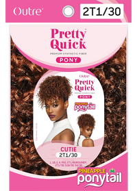 Thumbnail for OUTRE PRETTY QUICK DRAWSTRING PINEAPPLE PONYTAIL - CUTIE- PACK