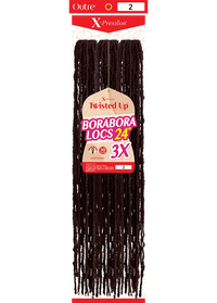 Thumbnail for OUTRE X-PRESSION TWISTED UP CROCHET BRAIDS 3X BORABORA LOCS 24