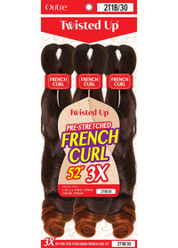 Thumbnail for Outre Twisted up-DIY Pre- Stretched 3x Braid French Curl 52