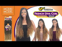 MODEL MODEL 4X FRENCH DIVA CURL BRAID 30"- VIDEO