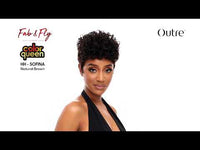 OUTRE Fab & Fly Full Cap Wig Color Queen Human Hair - Sofina