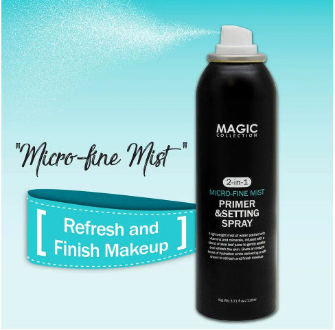 MAGIC BM 2-N-1 MICRO-FINE MIST PRIMER& SETTING SPRAY