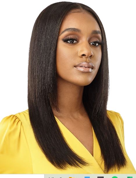 OUTRE MyTresses 100% Unprocessed Human Hair Gold Label LEAVE OUT WIG -DOMINICAN STRAIGHT 20