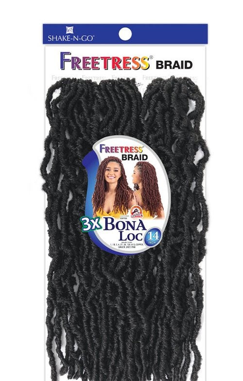 SHAKE N GO FREETRESS EQUAL BRAID 3X BONA LOC 14", PACK VIEW