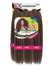 Thumbnail for JANET COLLECTION KINKY BRAIDS 6X AFRO TWIST BRAID FULL PACK