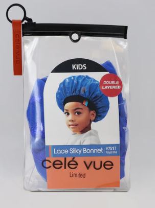 QFITT CELE KIDS LACE SILKY BONNET