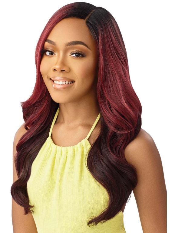 OUTRE  LACE PART WIGS THE DAILY WIG SYNTHETIC - ADALIA ,  LEFT SIDE