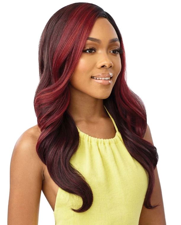 OUTRE  LACE PART WIGS THE DAILY WIG SYNTHETIC - ADALIA, SIDE BG HIGHLIGHT