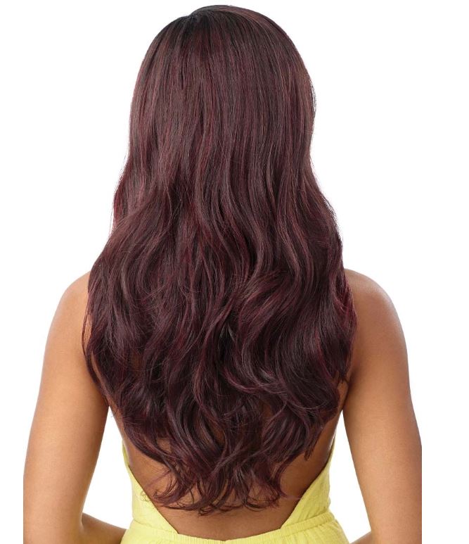 OUTRE  LACE PART WIGS THE DAILY WIG SYNTHETIC - ADALIA , BACK VIEW