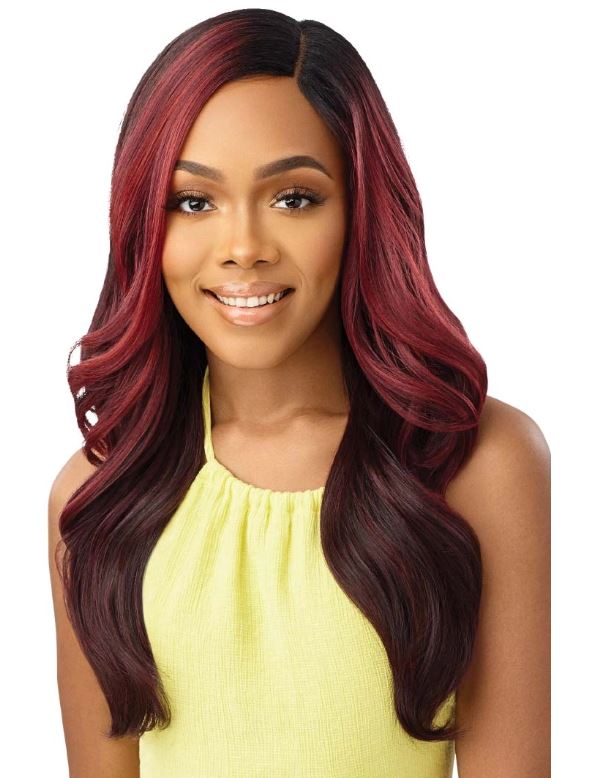 OUTRE  LACE PART WIGS THE DAILY WIG SYNTHETIC - ADALIA, FRONT VIEW