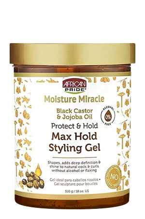 African Pride Moisture Miracle Black Castor & Jojoba Gel(18oz)