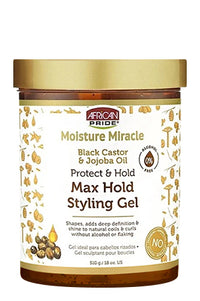 Thumbnail for African Pride Moisture Miracle Black Castor & Jojoba Gel(18oz)