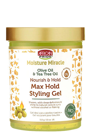 African Pride MoistureMiracle Olive&Tea Tree Gel(18oz)