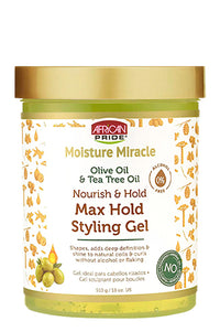 Thumbnail for African Pride MoistureMiracle Olive&Tea Tree Gel(18oz)