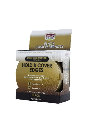 African Pride BCM Hold & Cover Edges-Black(2.25oz)