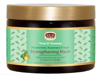 Thumbnail for A jar of AFRICAN PRIDE Feel It Formula Strengthening Mask, with Peppermint, Rosemary & Sage oil, designed for promoting hair growth and reducing breakage.