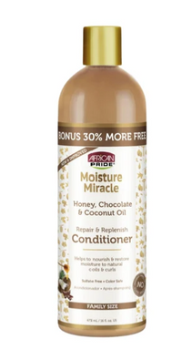Thumbnail for AFRICAN PRIDE Moisture Miracle Honey Chocolate & Coconut Oil Conditioner (16oz)