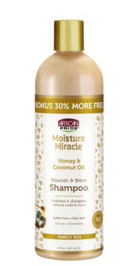 Thumbnail for AFRICAN PRIDE Moisture Miracle Honey & Coconut Oil Shampoo (16oz)