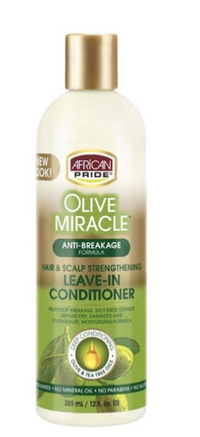 Thumbnail for AFRICAN PRIDE Olive Miracle Leave In Conditioner ( 12oz)