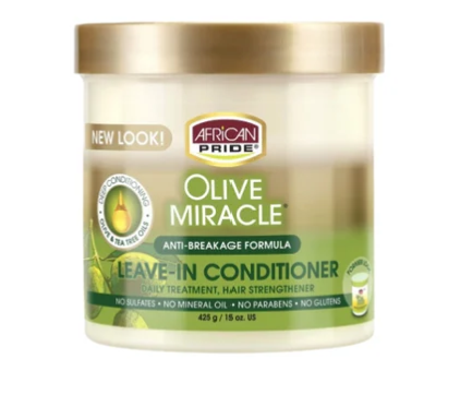 AFRICAN PRIDE Olive Miracle Leave in Conditioner (15oz)