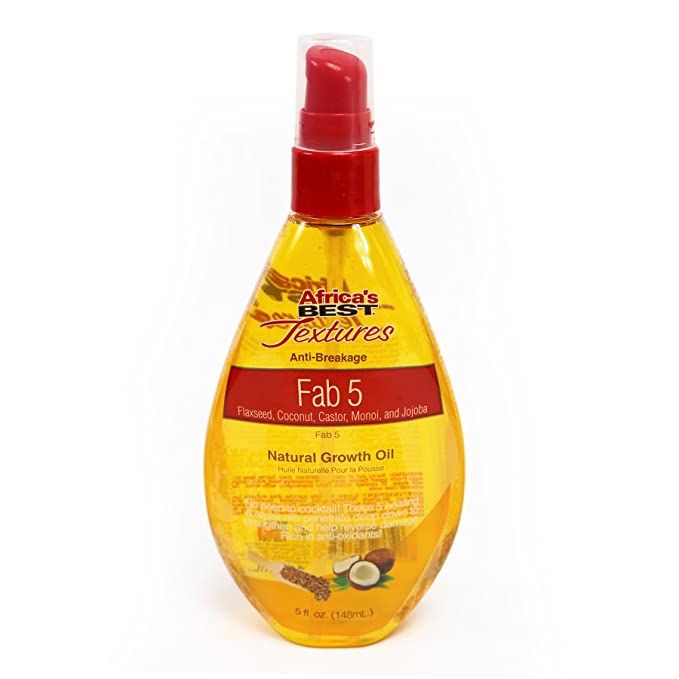 AFRICA'S BEST Fab5 Growth Oil (5oz), Sareya Beauty Supply Store in Calgary Alberta Canada