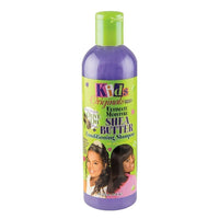 Thumbnail for A bottle of AFRICA'S BEST Kids Originals Shea Butter Conditioning Shampoo with a purple label, featuring an image of two children with smooth hair.