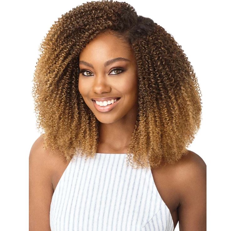 OUTRE BIG BEAUTIFUL HAIR CLIP-IN - 4C - COILY AFRO 10"- FRONT