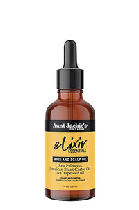 Thumbnail for Aunt Jackie's Elixir Hair&Scalp Oil- Saw Palmetto (2oz)