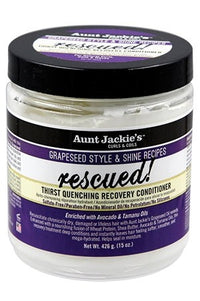 Thumbnail for AUNT JACKIES GRAPESEED RESCUED THIRST QUENCHING RECOVERY CONDITIONER -15oz