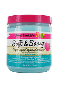 Thumbnail for AUNT JACKIE'S Kids Soft & Sassy Super Duper Softening Conditioner (15oz)