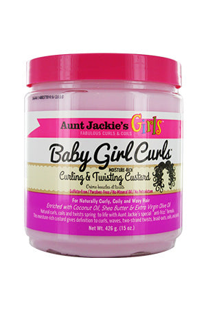 AUNT JACKIE'S Kids Baby Girl Curls Curling & Twisting Custard (15oz)