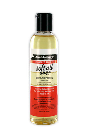 AUNT JACKIE'S Flaxseed Soft All Over Multi Purpose Oil (8oz)