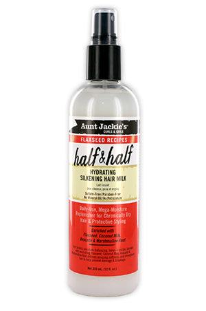 AUNT JACKIE'S Flaxseed Half&Half Hydrating Silkening Hair Milk (12oz)