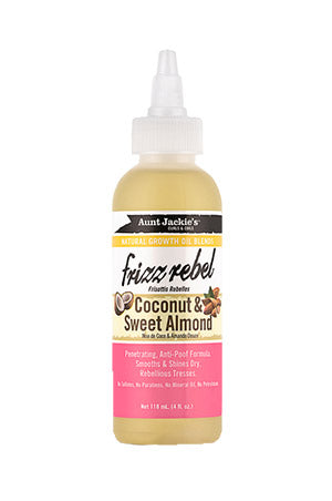 AUNT JACKIES GROWTH OIL FRIZZ REBEL COCONUT&ALMOND (4oz)