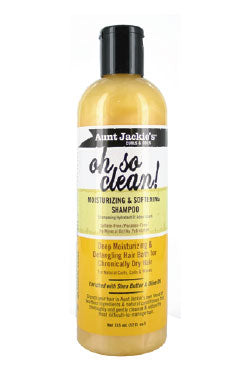 AUNT JACKIE'S Oh So Clean Moisturizing & Softening Shampoo (12oz)