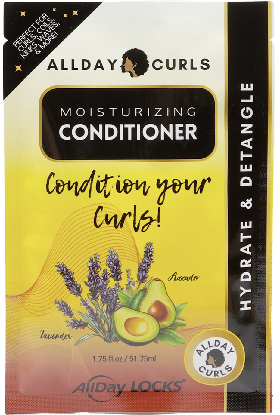 ALLDAY CURLS Moisturizing Conditioner Packet - 1.75oz